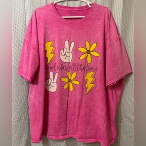 Sugar Stitch Pink Top 4X